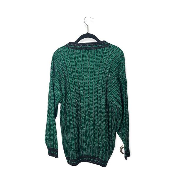 Huntington Ridge SZ M long vintage green sweater - Picture 2 of 4